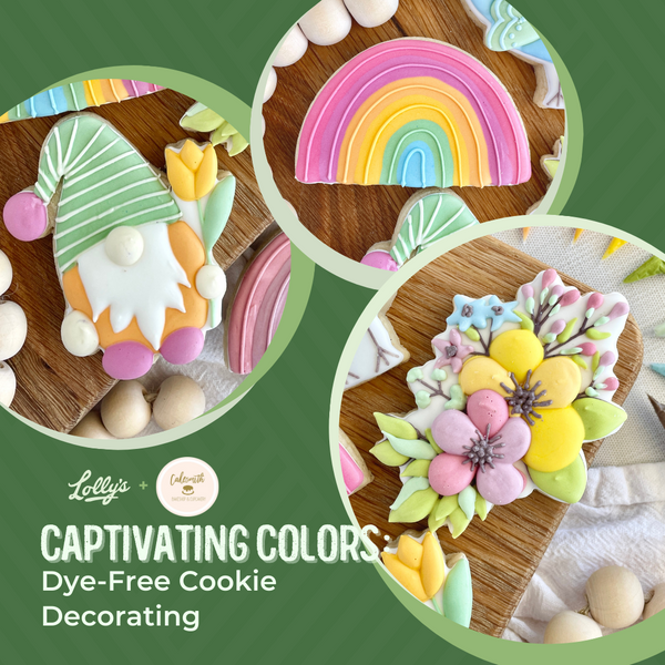 Captivating Colors: Dye Free Cookie Decorating Class