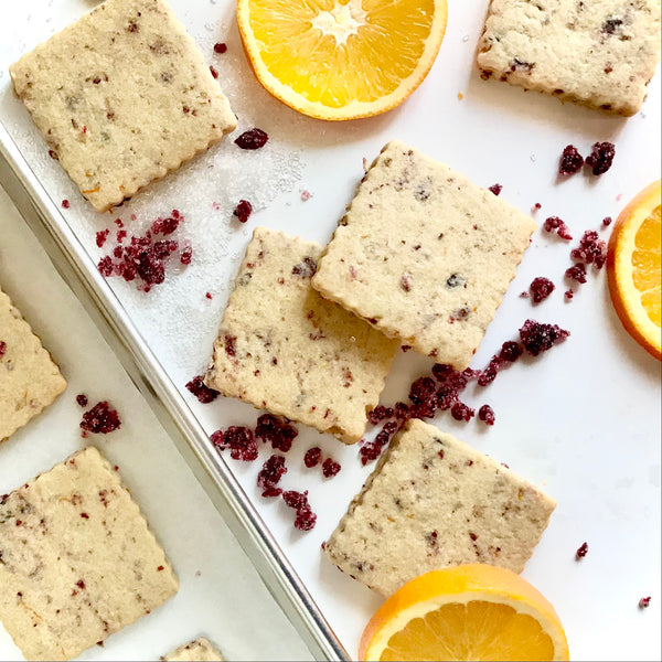 Candied Cranberry Orange Sugar Cookie Recipe