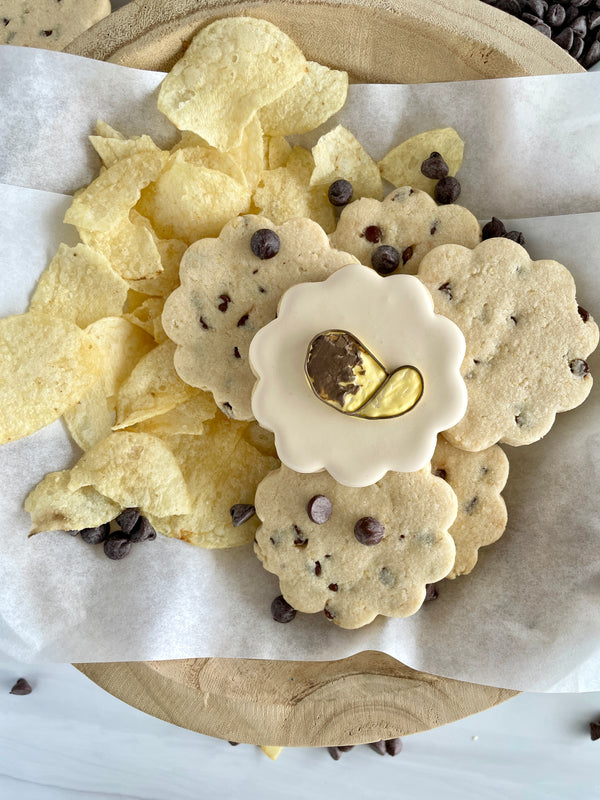 Chocolate Dipped Potato Chip Sugar Cookie Recipe