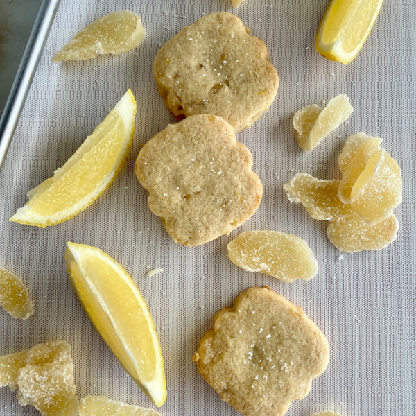 Delightful Gingery Lemon Sugar Cookies