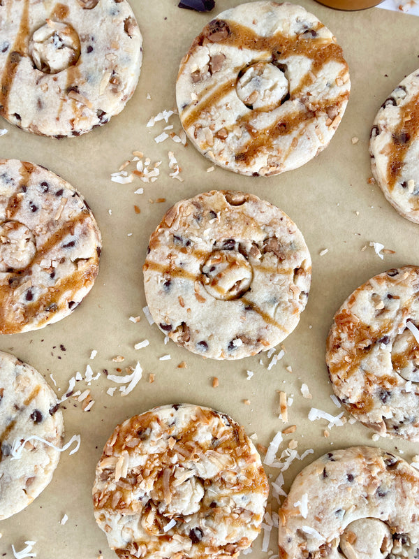 Dreamy Coconut Caramel Chocolate Sugar Cookie Recipe