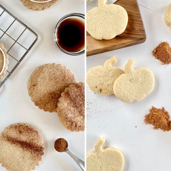 Fall Favorites Bundle - Sweet Cinnamon Bun & Perfect Pumpkin Spice Sugar Cookie Recipes