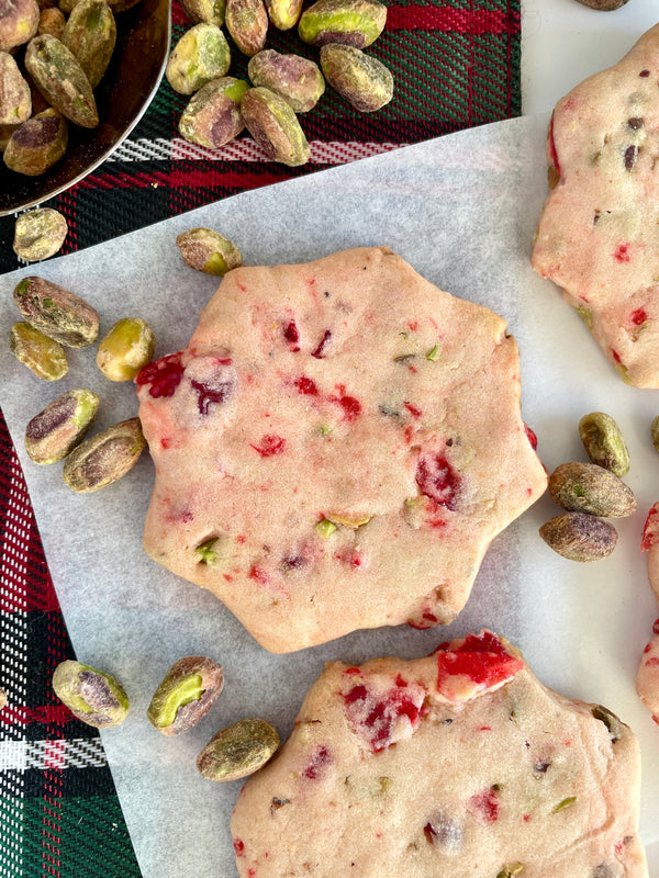 Festive Cherry Pistachio Sugar Cookie Recipe