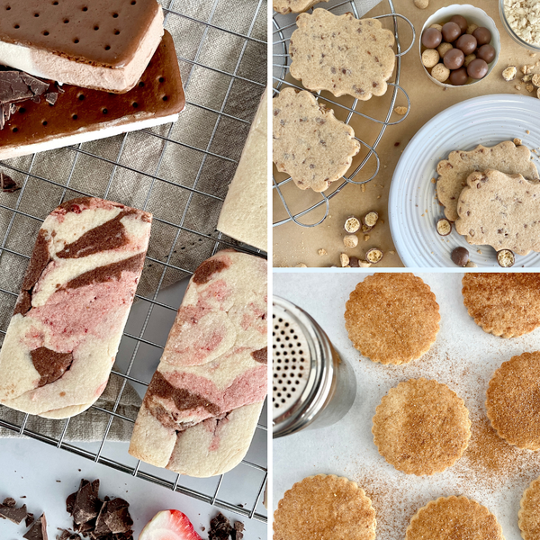 NEW Deliciousness Bundle - Positively Classic Neapolitan, Double Malted Milk & Sensational Snickerdoodle Sugar Cookie Recipes