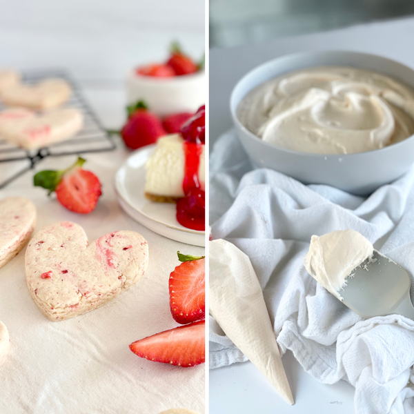 Perfect Pairing - Strawberry Cheesecake Sugar Cookie & Completely Creamcheese Royal Icing