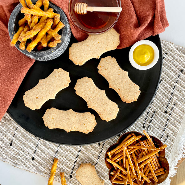 Sweet Honey Mustard Pretzel Sugar Cookie Recipe