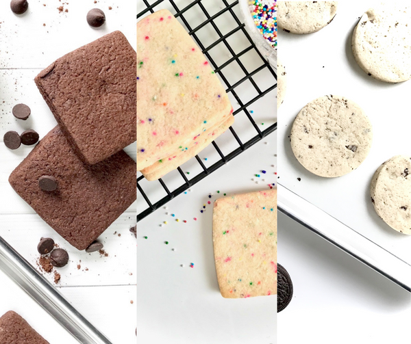 Best Selling Recipe Bundle - Cookies & Cream, Chocolate Brownie, & Confetti Cake Sugar Cookie Recipes