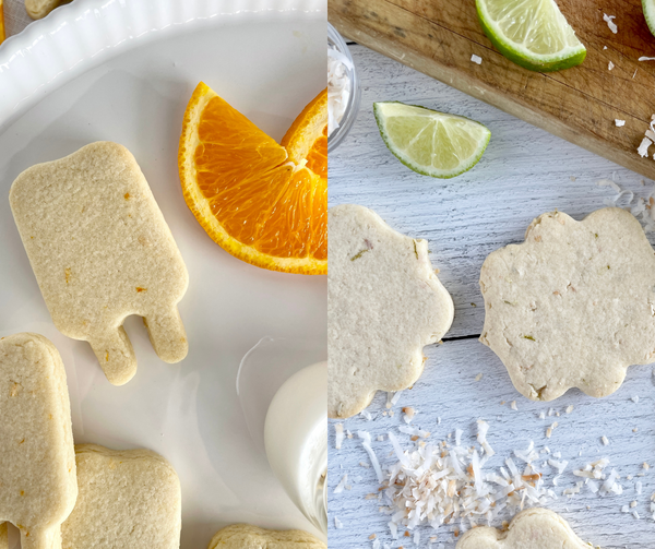 Tropical Quencher Bundle - Totally Toasted Coconut & Fresh Lime Sugar Cookie -AND- Dreamy Orange Creamsicle Sugar Cookie Recipes