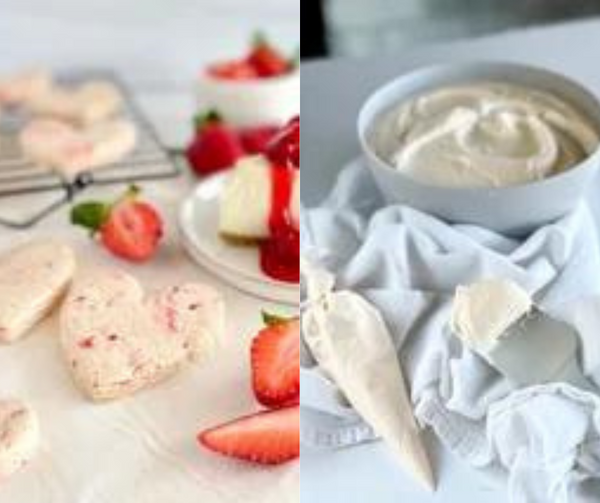 Perfect Pairing - Strawberry Cheesecake Sugar Cookie & Completely Creamcheese Royal Icing