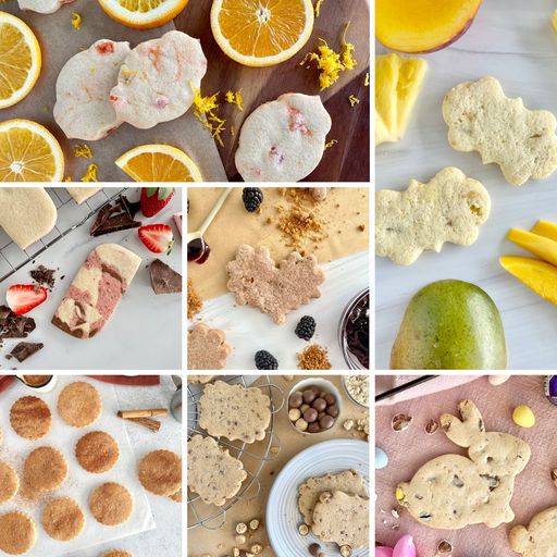 2023 Bundle - 7 Sugar Cookie Recipes (Sensational Snickerdoodle, Double Malted Milk, Oregon Blackberry Crumble, Chocolate Mallow Eggstravaganza, Positively Classic Neapolitan, Florida Fresh Orange & Pineapple Mango Sunrise)