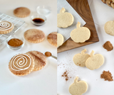 Fall Favorites Bundle - Sweet Cinnamon Bun & Perfect Pumpkin Spice Sugar Cookie Recipes